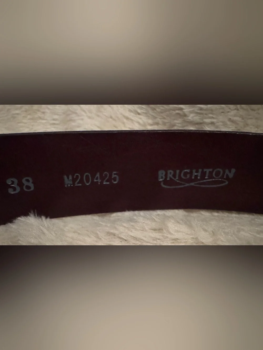 Like New Women’s Brighton Leather Belt Size 38